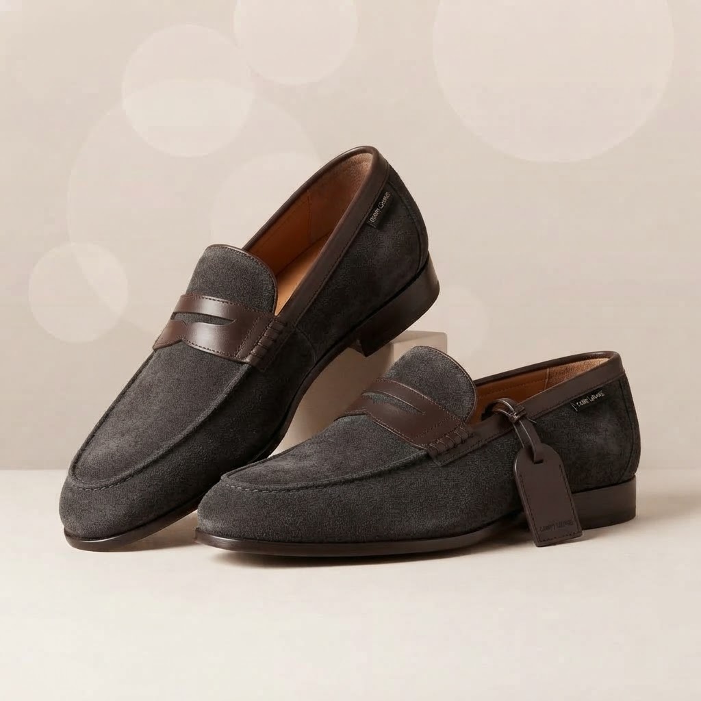 Suede Loafers