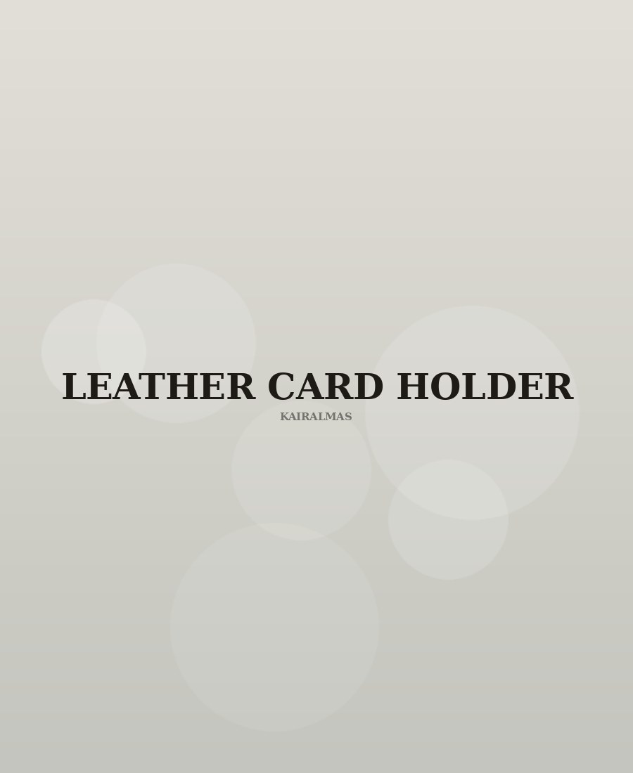 Leather Card Holder