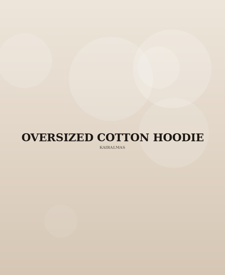 Oversized Cotton Hoodie