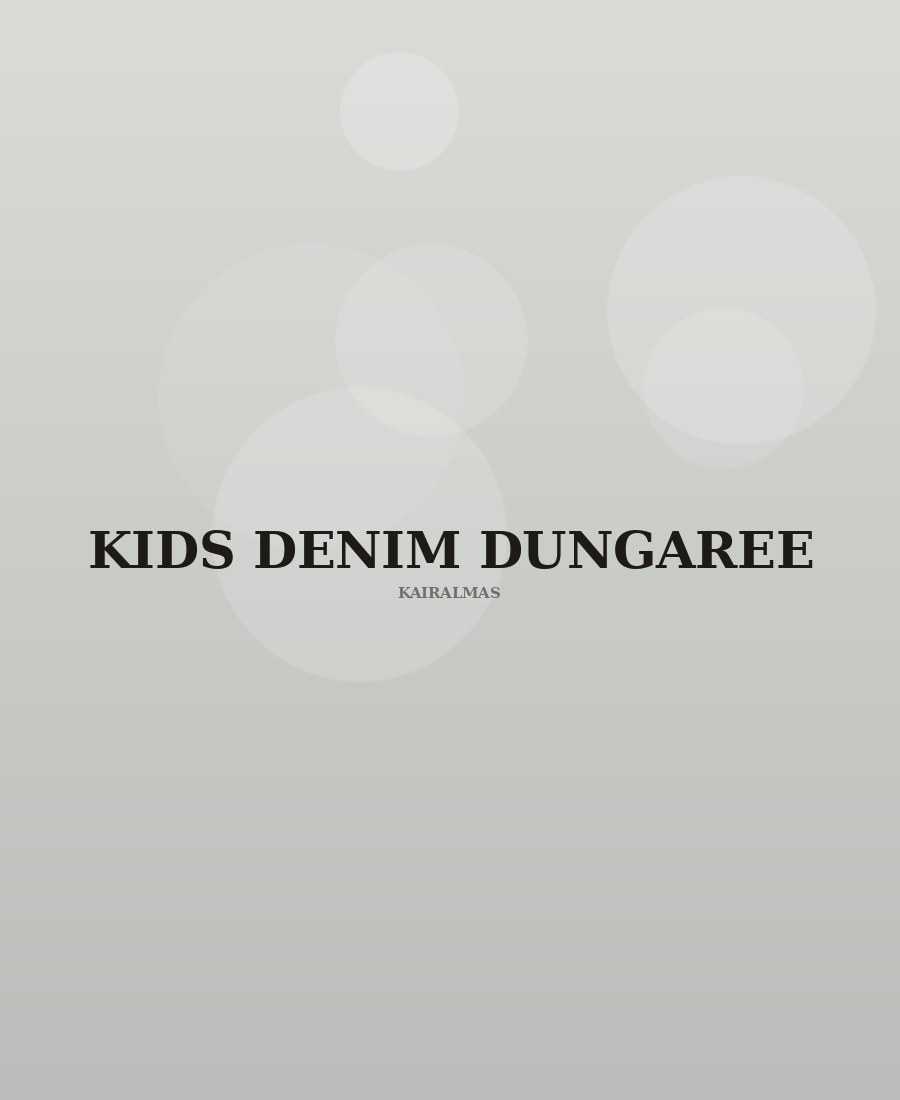 Kids Denim Dungaree