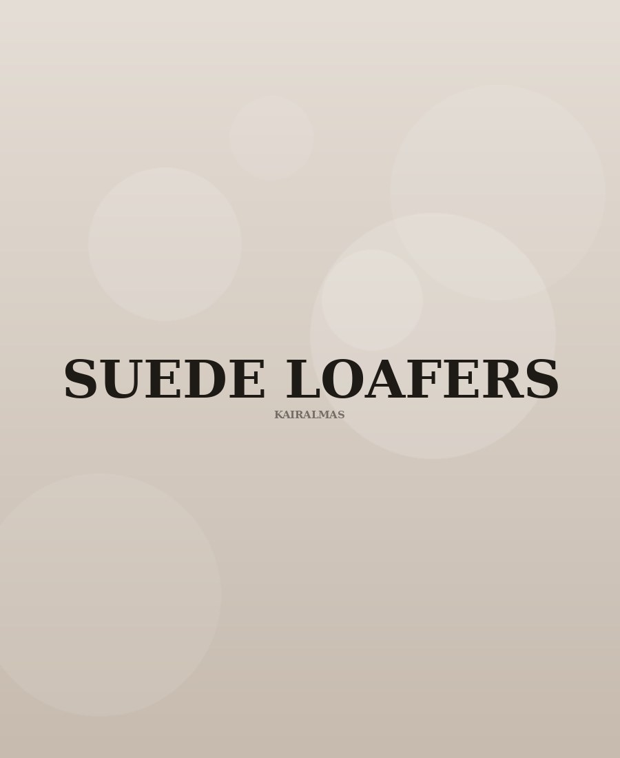Suede Loafers