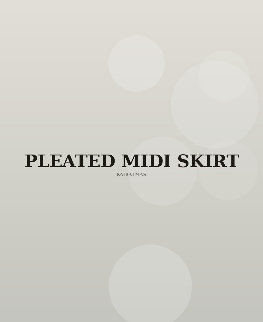 Pleated Midi Skirt