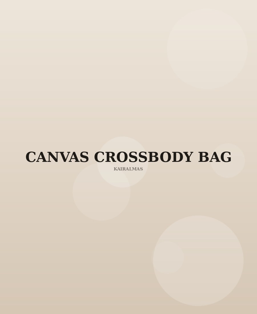 Canvas Crossbody Bag